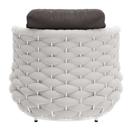 Coral Gray Reef Outdoor Accent Chair by Zuomod at Eve Furniture