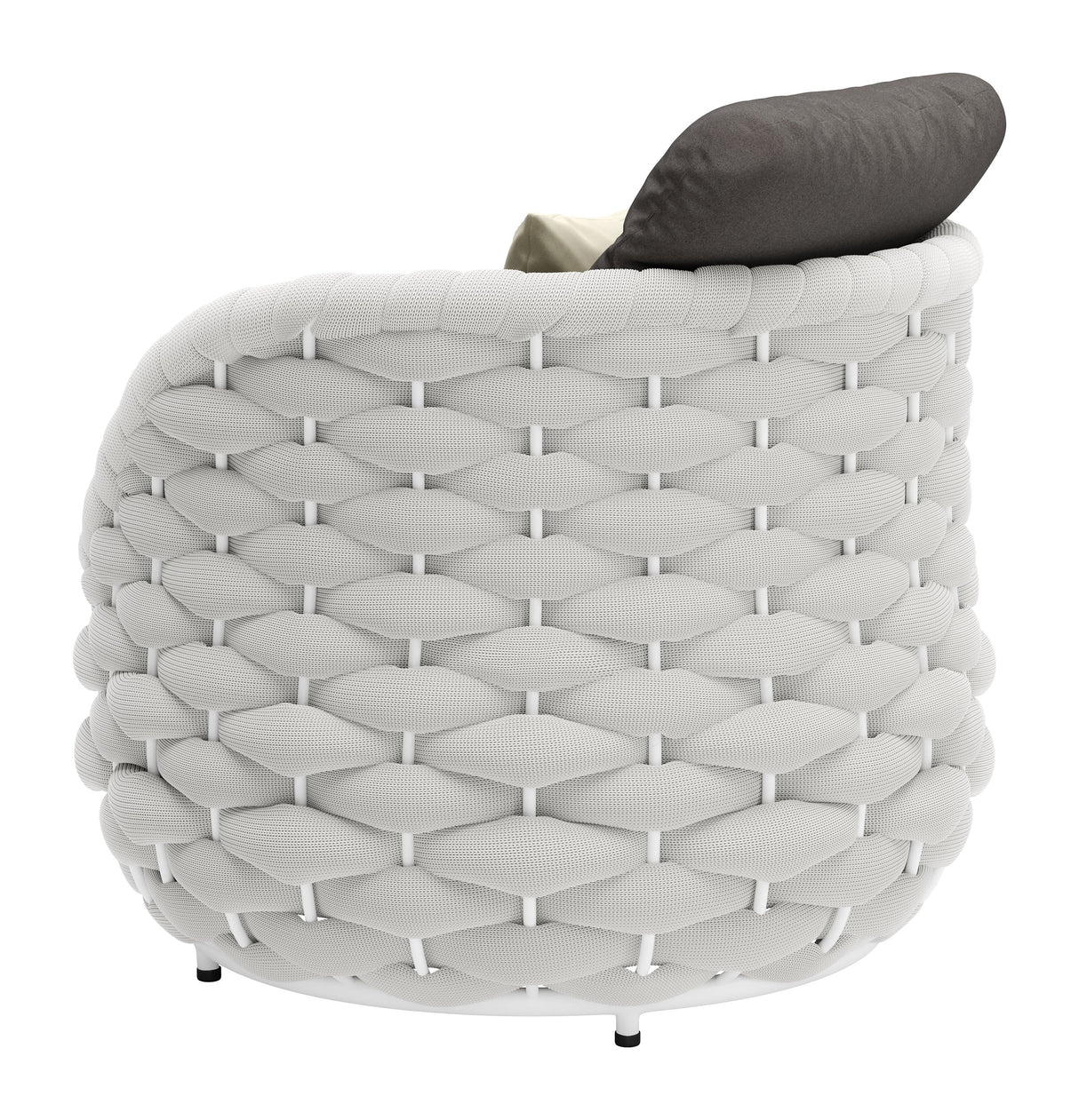 Coral Gray Reef Outdoor Accent Chair by Zuomod at Eve Furniture