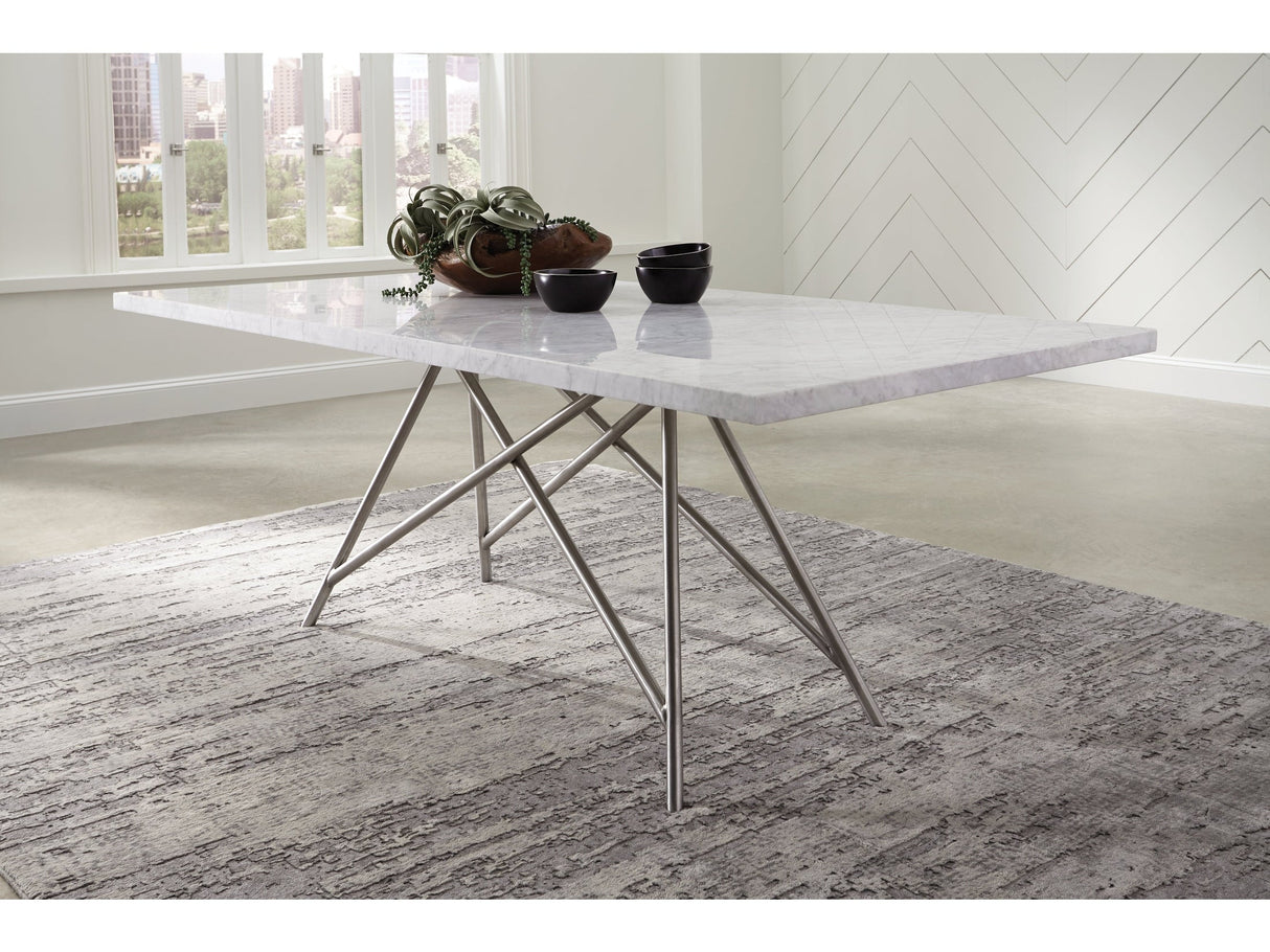 Coral Marble Rectangular Dining Table by Modus Furniture at Eve Furniture