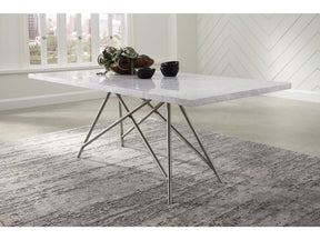 Coral Marble Rectangular Dining Table by Modus Furniture at Eve Furniture