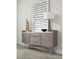 Coral Marble Top Rectangular Sideboard in Antique Grey by Modus Furniture at Eve Furniture