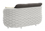 Coral Reef Gray Outdoor Loveseat by Zuomod at Eve Furniture