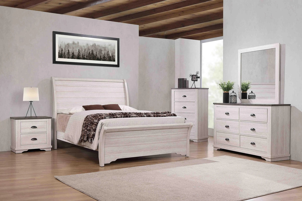 Coralee Chalk and Gray Chest by Crown Mark at Eve Furniture