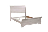 Coralee Chalk and Gray King Sleigh Bed by Crown Mark at Eve Furniture