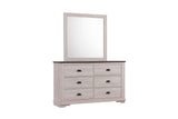 Coralee Chalk and Gray Sleigh Bedroom Set by Crown Mark at Eve Furniture