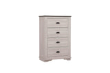 Coralee Chalk and Gray Sleigh Bedroom Set by Crown Mark at Eve Furniture