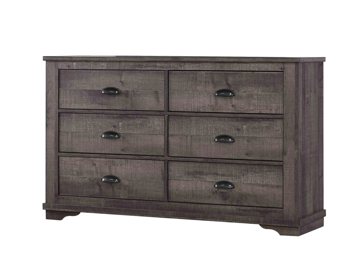 Coralee Gray Bedroom Mirror (Mirror Only) by Crown Mark at Eve Furniture
