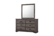 Coralee Gray Dresser by Crown Mark at Eve Furniture