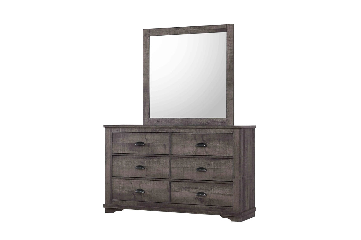 Coralee Gray Dresser by Crown Mark at Eve Furniture