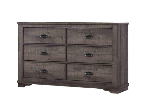 Coralee Gray Dresser by Crown Mark at Eve Furniture