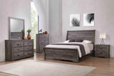 Coralee Gray Queen Sleigh Bed by Crown Mark at Eve Furniture