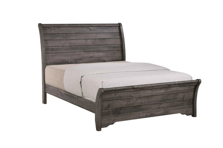 Coralee Gray Sleigh Bedroom Set by Crown Mark at Eve Furniture