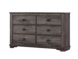 Coralee Gray Sleigh Bedroom Set by Crown Mark at Eve Furniture