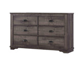 Coralee Gray Sleigh Bedroom Set by Crown Mark at Eve Furniture