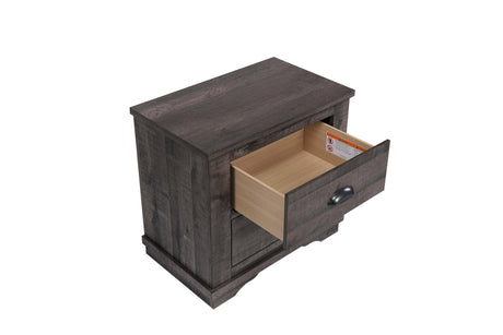 Coralee Gray Sleigh Bedroom Set by Crown Mark at Eve Furniture