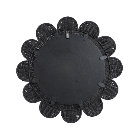 Coralie Rattan Round Mirror by TOV Furniture at Eve Furniture