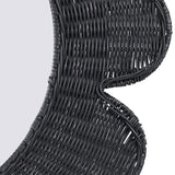 Coralie Rattan Round Mirror by TOV Furniture at Eve Furniture