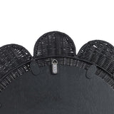 Coralie Rattan Round Mirror by TOV Furniture at Eve Furniture