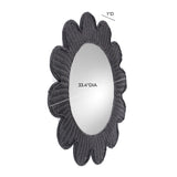 Coralie Rattan Round Mirror by TOV Furniture at Eve Furniture