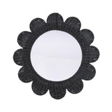Coralie Rattan Round Mirror by TOV Furniture at Eve Furniture