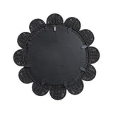 Coralie Rattan Round Mirror by TOV Furniture at Eve Furniture