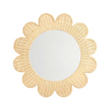 Coralie Rattan Round Mirror by TOV Furniture at Eve Furniture