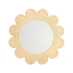 Coralie Rattan Round Mirror by TOV Furniture at Eve Furniture