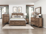 Corbin Brown Crossbuck Full Panel Bed by Homelegance at Eve Furniture