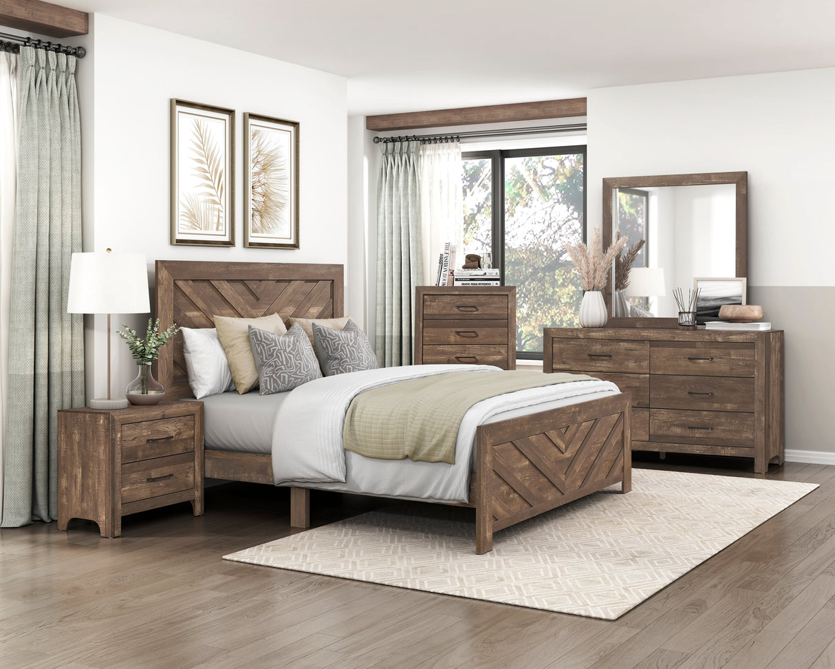 Corbin Brown Writing Desk by Homelegance at Eve Furniture