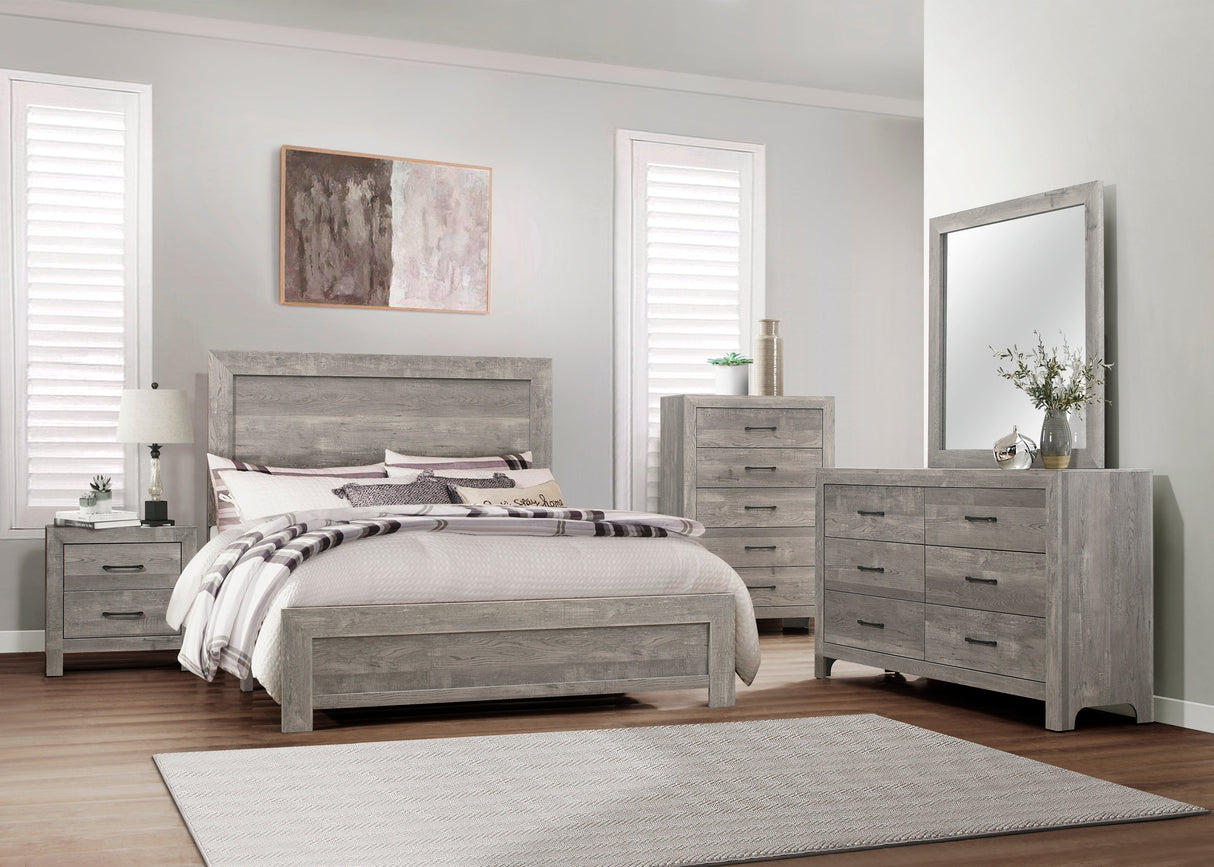 Corbin Gray California King Bed in a Box by Homelegance at Eve Furniture