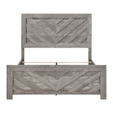 Corbin Gray Crossbuck Panel Bedroom Set by Homelegance at Eve Furniture