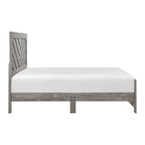 Corbin Gray Crossbuck Panel Bedroom Set by Homelegance at Eve Furniture