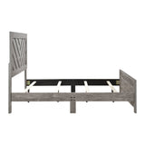 Corbin Gray Crossbuck Panel Bedroom Set by Homelegance at Eve Furniture