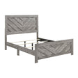 Corbin Gray Crossbuck Panel Bedroom Set by Homelegance at Eve Furniture