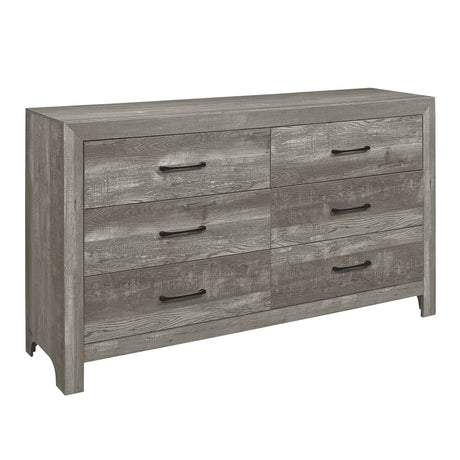 Corbin Gray Crossbuck Panel Bedroom Set by Homelegance at Eve Furniture