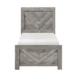 Corbin Gray Crossbuck Panel Youth Bedroom Set by Homelegance at Eve Furniture