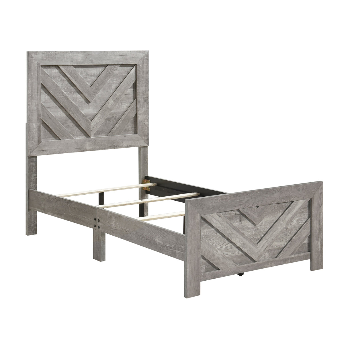 Corbin Gray Crossbuck Panel Youth Bedroom Set by Homelegance at Eve Furniture