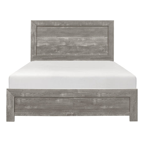 Corbin Gray Queen Panel Bed by Homelegance at Eve Furniture
