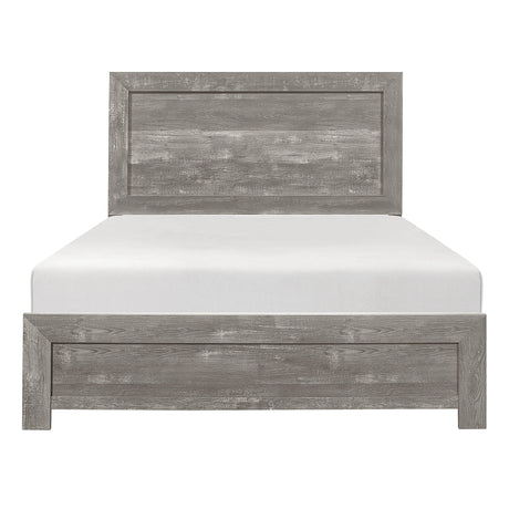 Corbin Gray Queen Panel Bed by Homelegance at Eve Furniture