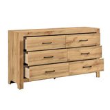 Corbin Natural Crossbuck Bedroom Set by Homelegance at Eve Furniture