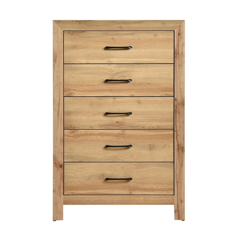 Corbin Natural Crossbuck Bedroom Set by Homelegance at Eve Furniture