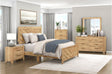 Corbin Natural Crossbuck Bedroom Set by Homelegance at Eve Furniture