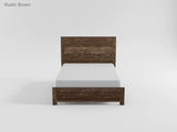 Corbin Natural Crossbuck Eastern King Bed by Homelegance at Eve Furniture