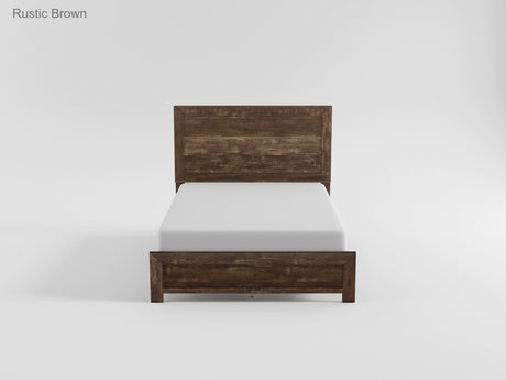 Corbin Natural Crossbuck Full Bed by Homelegance at Eve Furniture