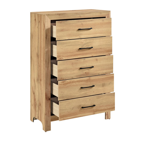 Corbin Natural Crossbuck Youth Bedroom Set by Homelegance at Eve Furniture