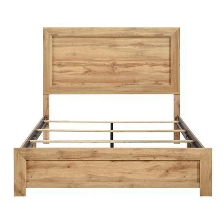 Corbin Natural Full Panel Bed by Homelegance at Eve Furniture