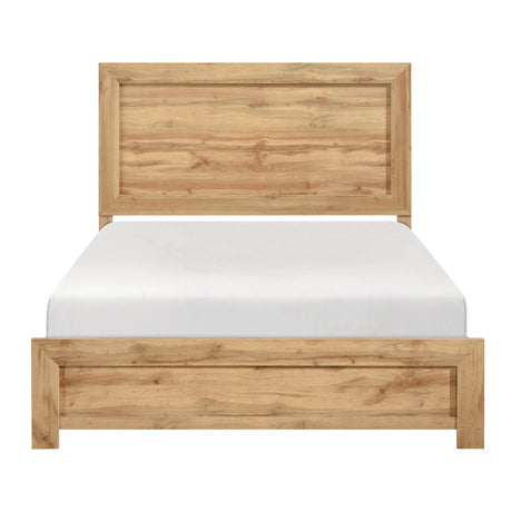 Corbin Natural Full Panel Bed by Homelegance at Eve Furniture