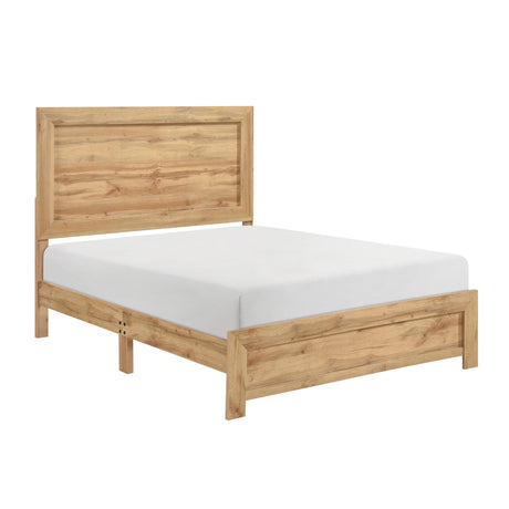 Corbin Natural King Panel Bed by Homelegance at Eve Furniture