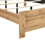 Corbin Natural King Panel Bed by Homelegance at Eve Furniture