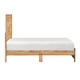 Corbin Natural Twin Panel Bed by Homelegance at Eve Furniture
